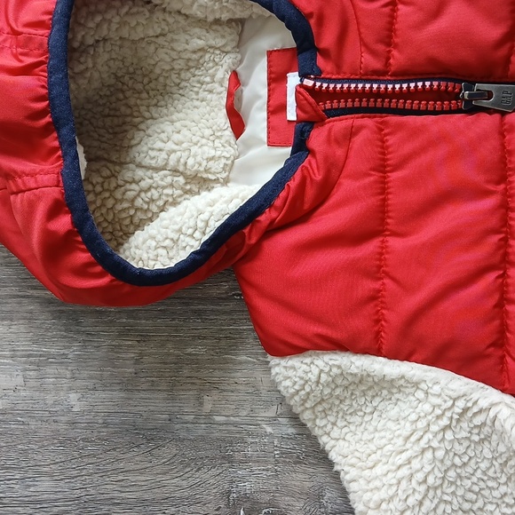 Baby GAP Full Zip Teddy Jacket Size 18 to 24 Months Unisex - Picture 2 of 5